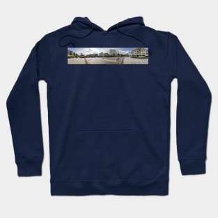 Nottingham City Centre, The Old Market Square Panorama Hoodie